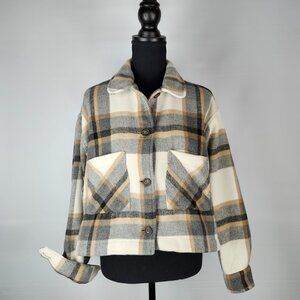 FOR THE REPUBLIC - Cropped Jacket Shacket Size M